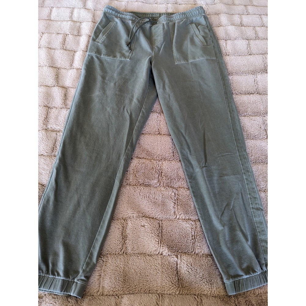 Calvin Klein Performance Womens Joggers Green Stretch Athletic Pants Large